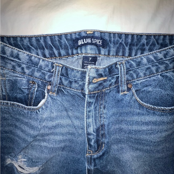 Navy blue boyfriend jeans - Picture 2 of 6